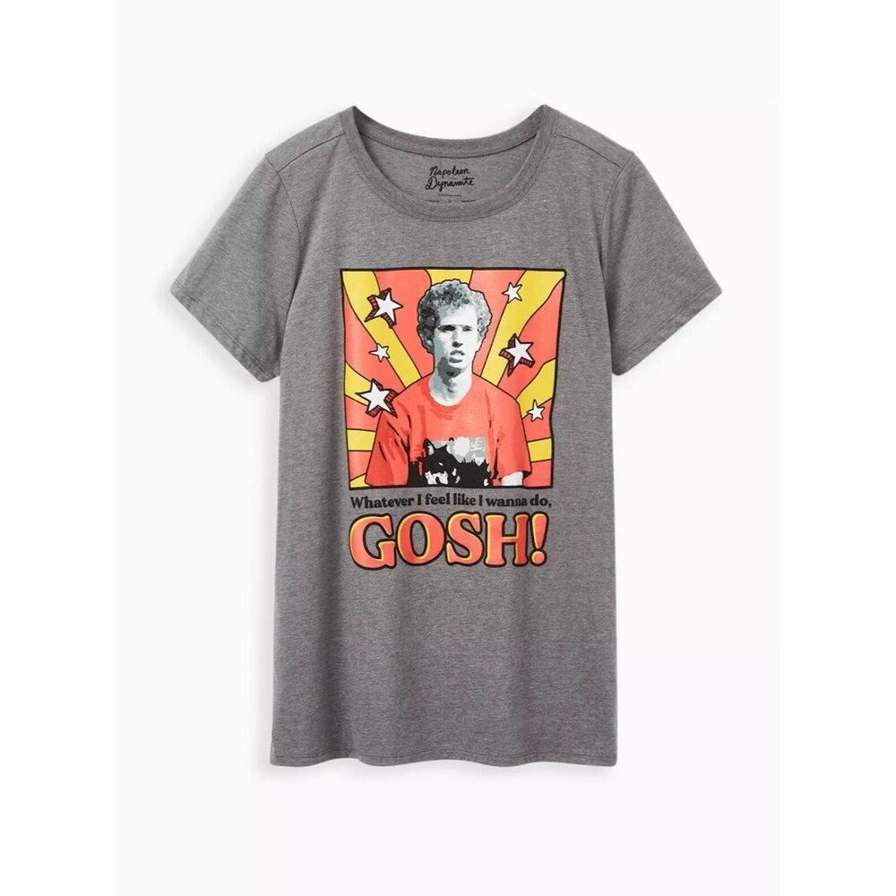 Torrid 4 4X NAPOLEON DYNAMITE T-Shirt Tee Women’s‎ Movie Y2K Funny GOSH NWT